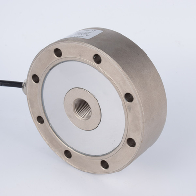 2mv/V 2t Pancake Type Load Cell 0.02% Compression Force Sensor