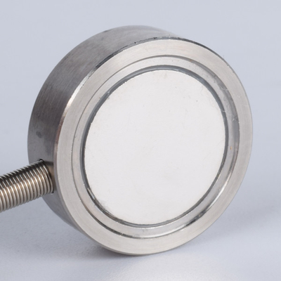 10-1000kg Miniature Force Sensor 0.1% Piezoelectric Sensor For Force Measurement